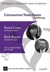Staff Meetings - Karen Leary, Rich Reeves